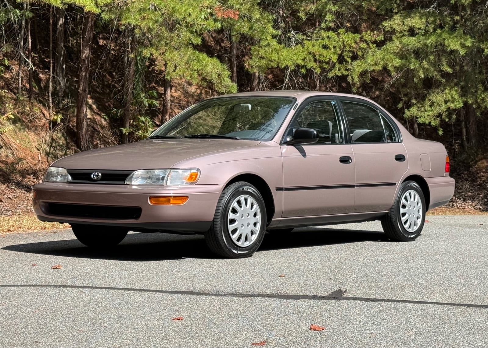 37K-Mile 1993 Toyota Corolla DX Tawny Rose Pearl Metallic