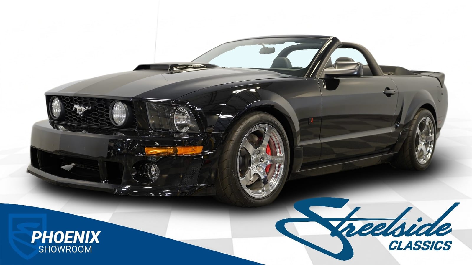 2007 Ford Mustang Roush Stage 3 Black Jack Convertible